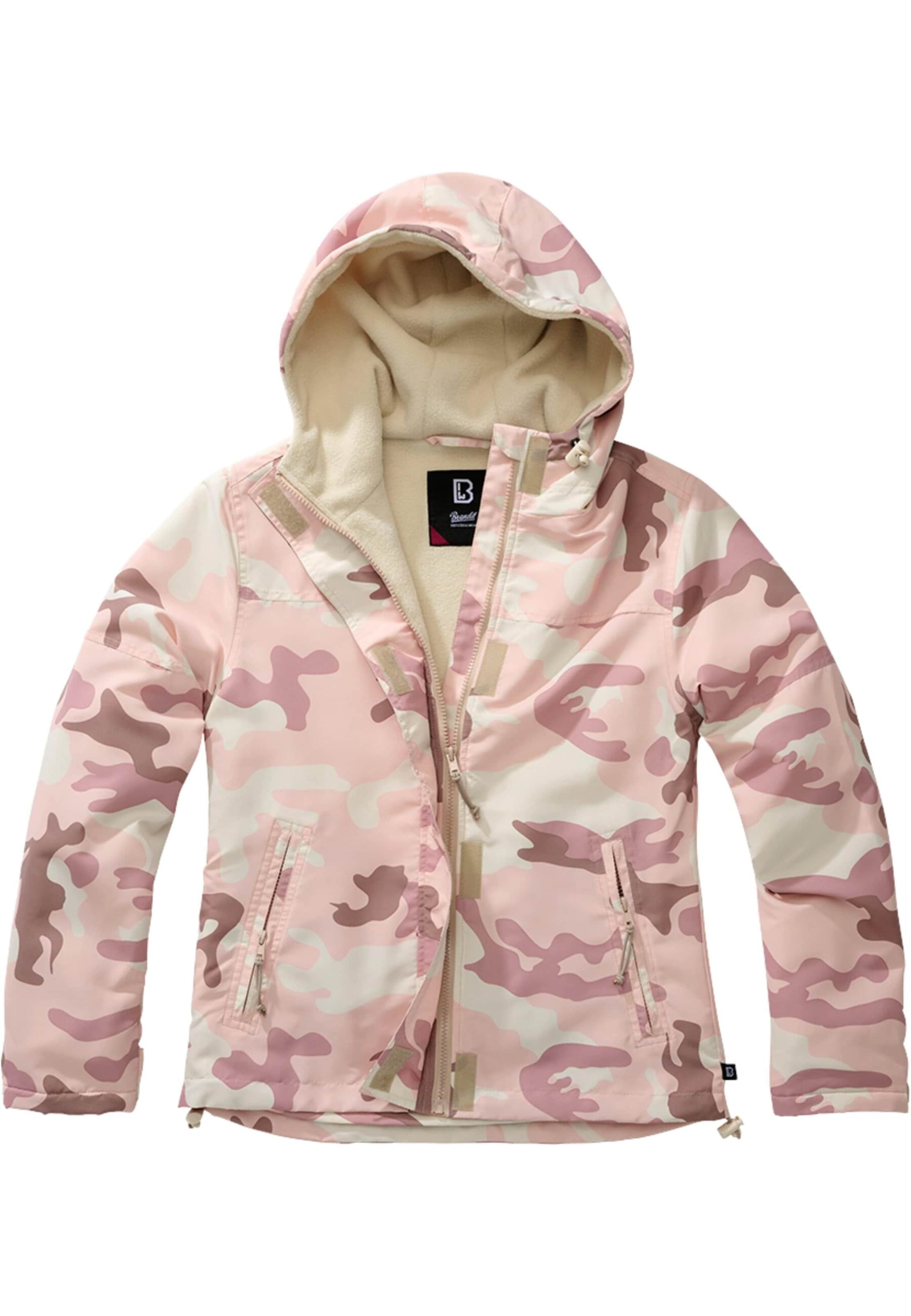 Brandit Between-season jacket in Pink: front