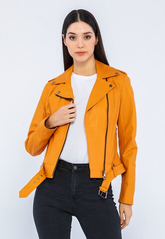 Veste mi-saison Giorgio di Mare en orange