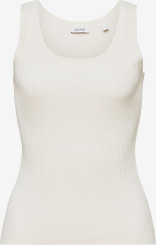 Tops en tricot ESPRIT en blanc : devant