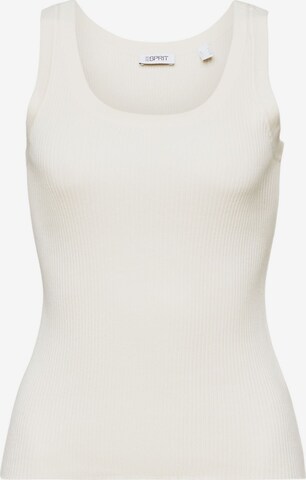 ESPRIT Knitted Top in White: front