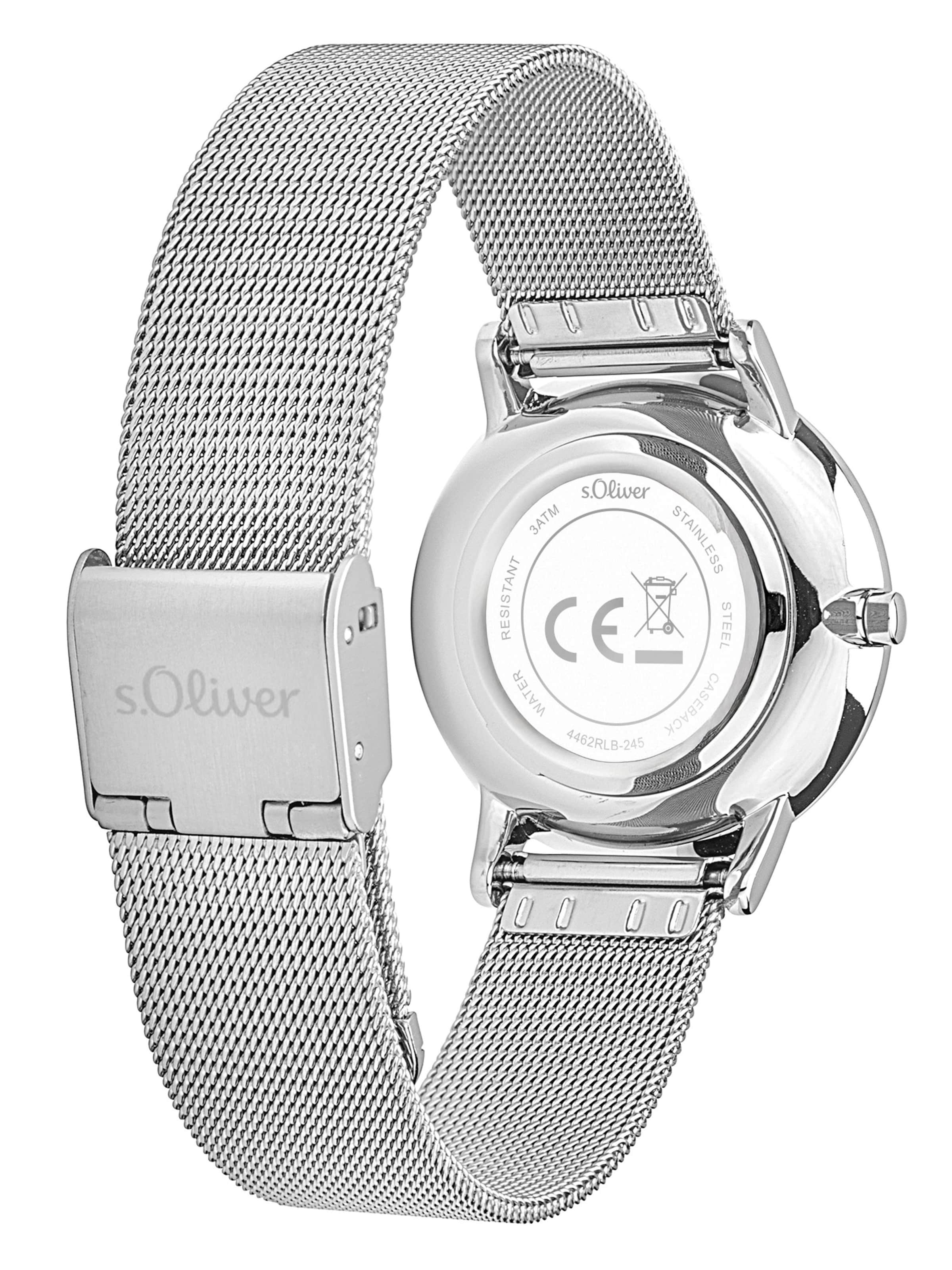 s.Oliver Analog watch in Silver