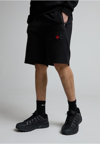 Loosefit Pantalon 'Cirico' Zavetti Canada en noir : devant