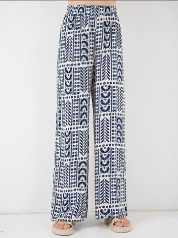 Bigdart Wide leg Broek in Wit: voorkant