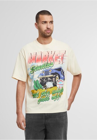 MARKET T-Shirt 'Wheels Off' in Beige
