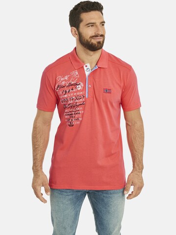 Jan Vanderstorm Shirt ' Jano ' in Roze: voorkant
