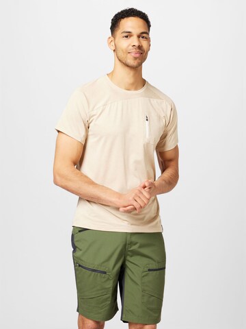 ICEPEAK Performance Shirt 'MANCHESTER' in Beige: front