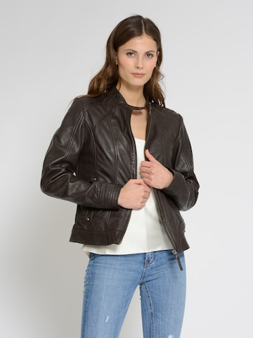 MUSTANG Between-Season Jacket 'Blanca' in Brown: front