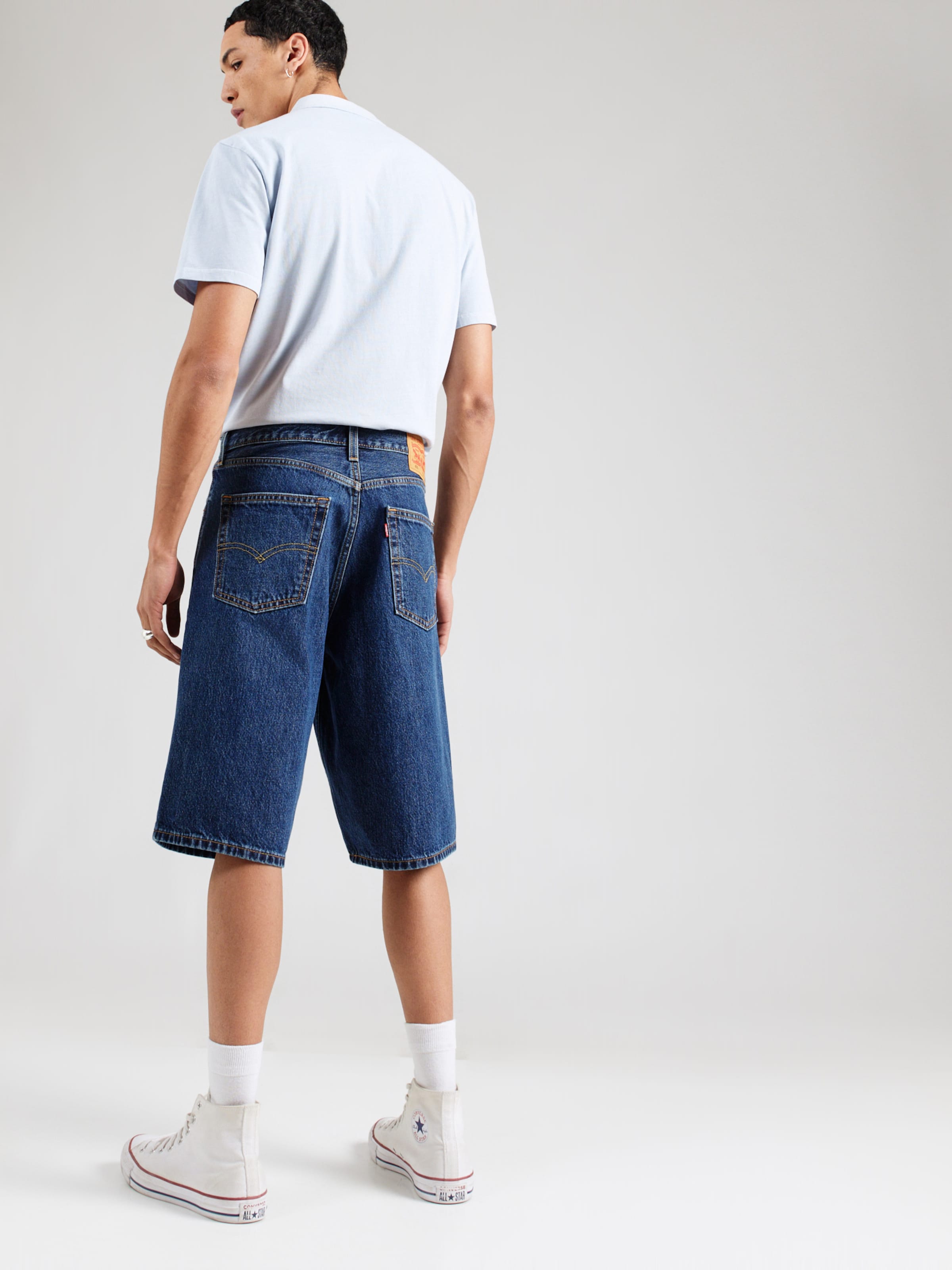LEVI'S ® Baggy Jeans '470™ Baggy Shorts' in Blauw Denim | ABOUT YOU