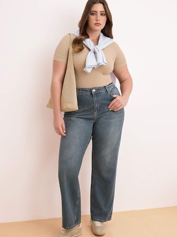 Trendyol Curve - Loosefit Vaquero en azul