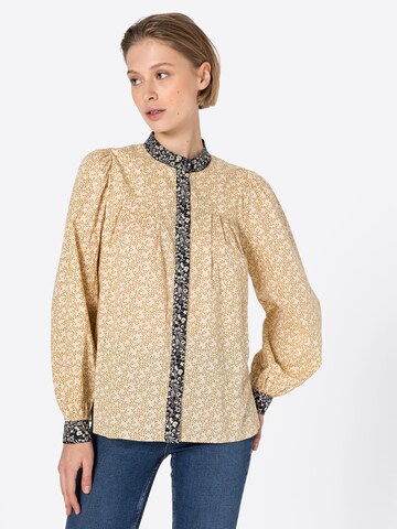 Camicia da donna di SECOND FEMALE in beige: frontale