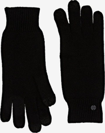 ESPRIT Full Finger Gloves in Black: front