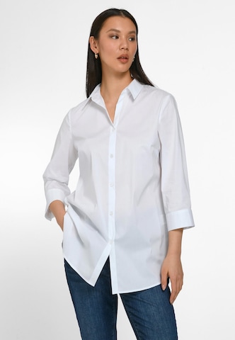 Anna Aura Blouse in Wit: voorkant