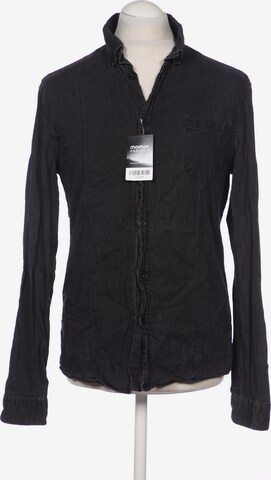 DRYKORN Button Up Shirt in L in Black: front