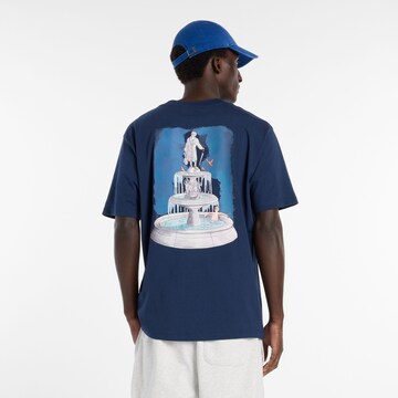T-Shirt 'Fountain' new balance en bleu : devant