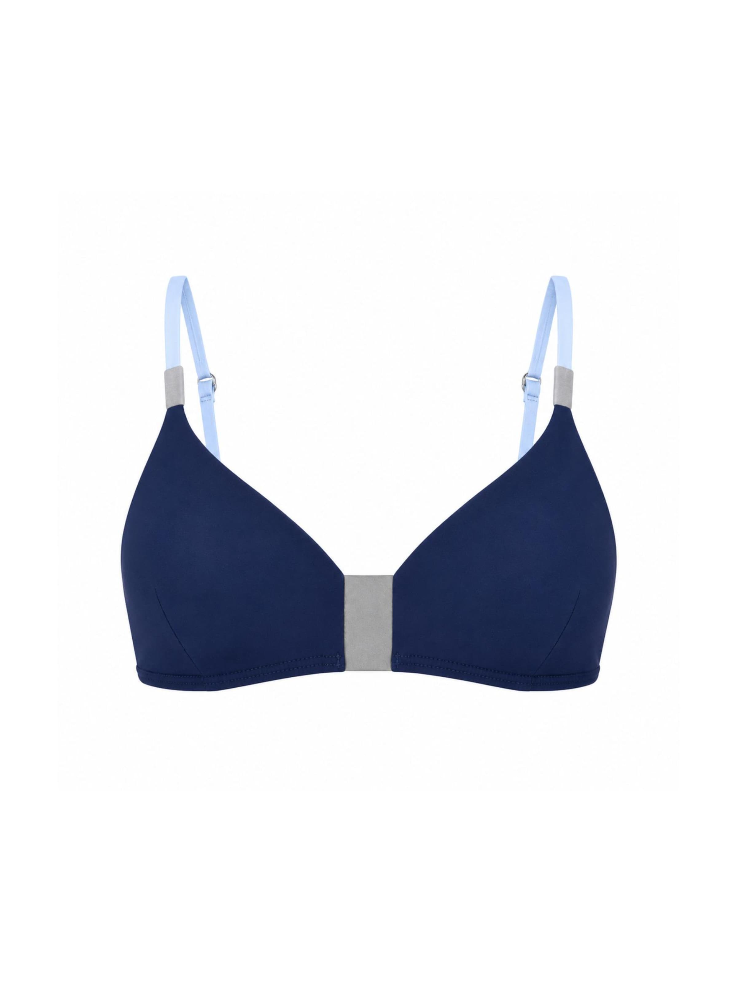 Horizon Athletic Trójkąt Sportowa góra bikini 'Timor Bikini Top Luna' w kolorze niebieski: przód