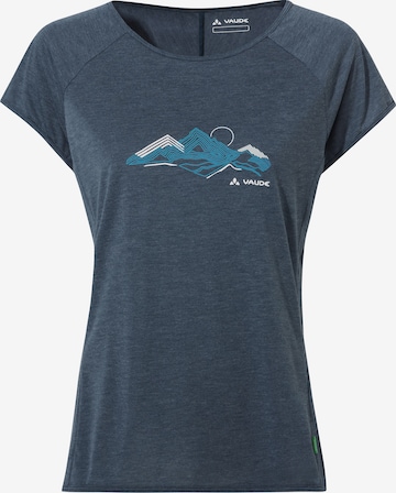 VAUDE Performance shirt 'Tekoa II' in Blue: front
