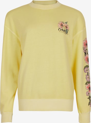 O'NEILL - Sweatshirt 'Sunrise' em amarelo: frente