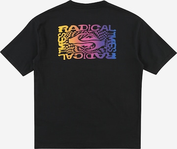 QUIKSILVER Performance shirt 'RADICAL FLAG' in Black