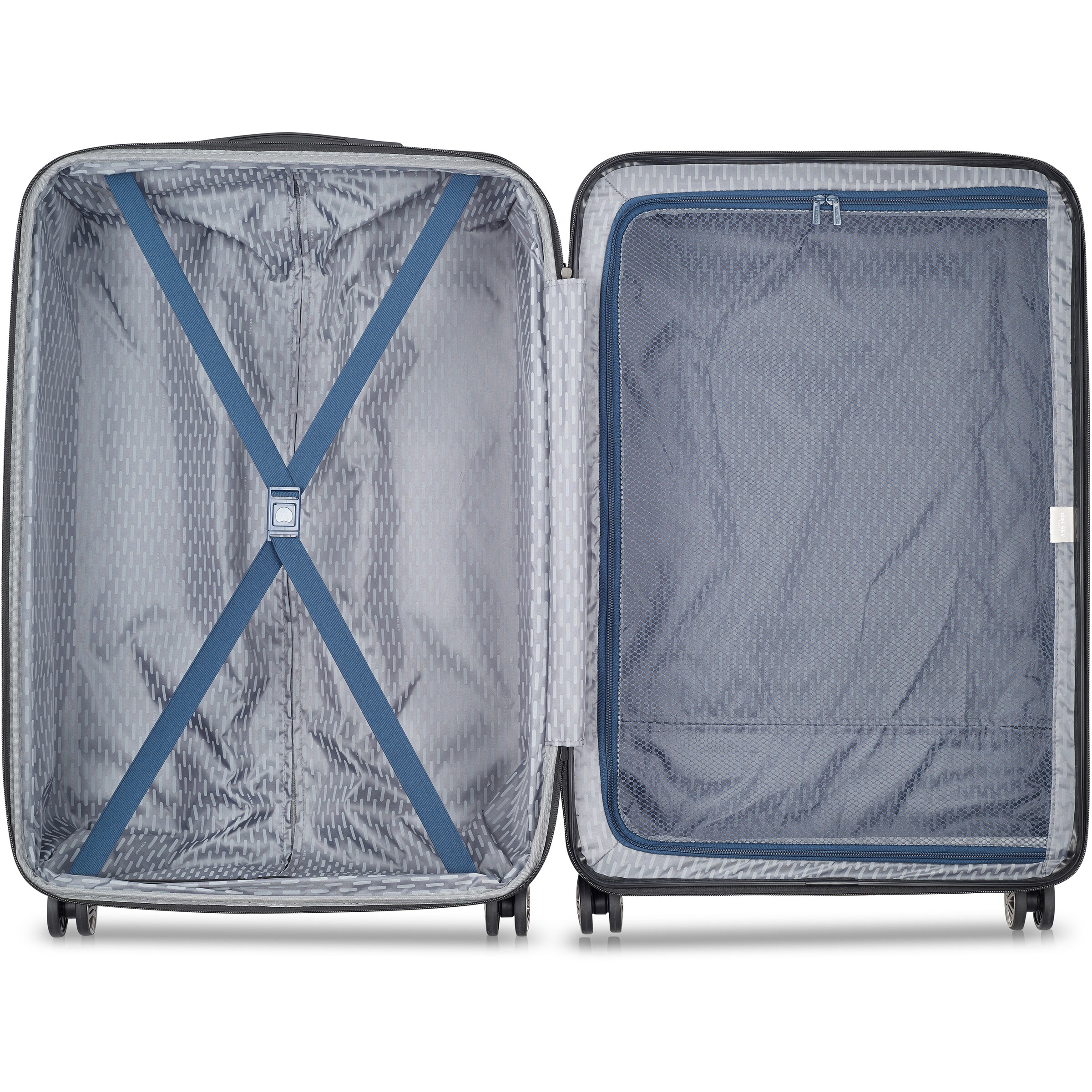 Delsey Paris Trolley 'Air Armour' in Blauw