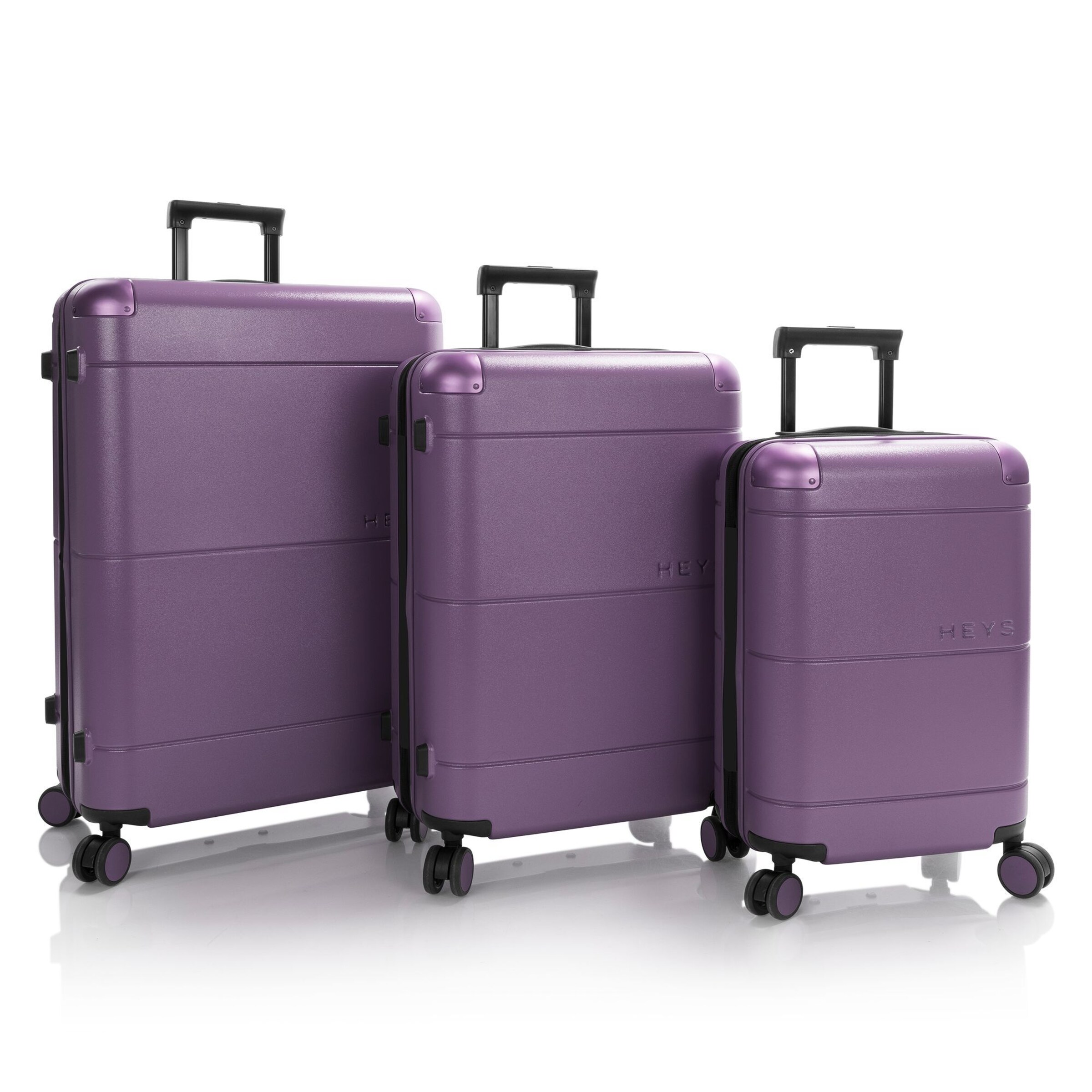 Heys Suitcase Set 'Zen' in Purple: front