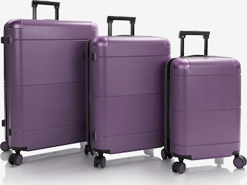 Heys Suitcase Set 'Zen' in Purple: front
