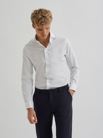 Bertoni Regular fit Button Up Shirt 'Anders ' in White: front