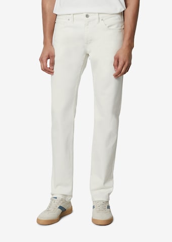 Marc O'Polo Regular Jeans in Wit: voorkant