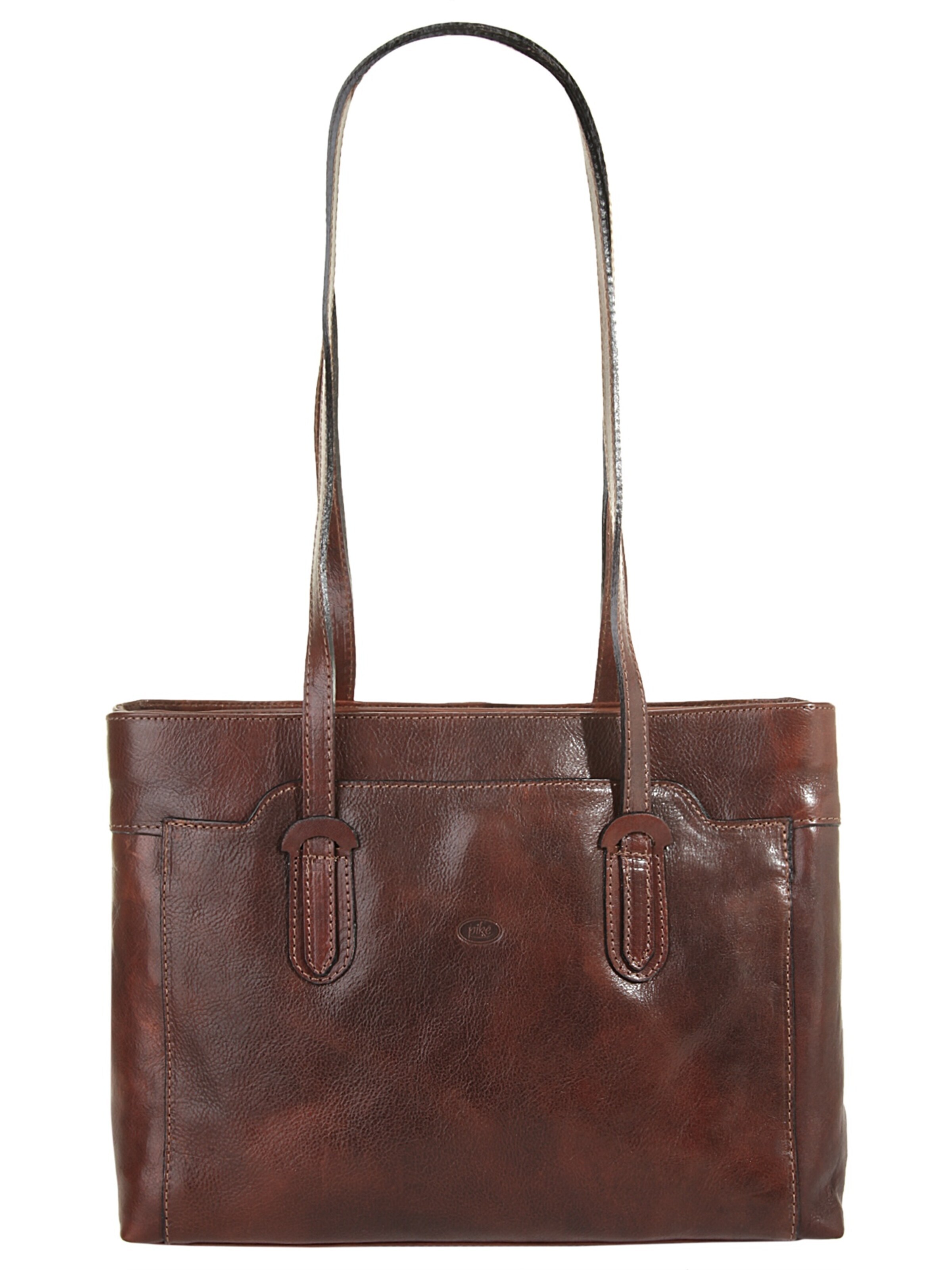 piké - Shopper en marrón: frente