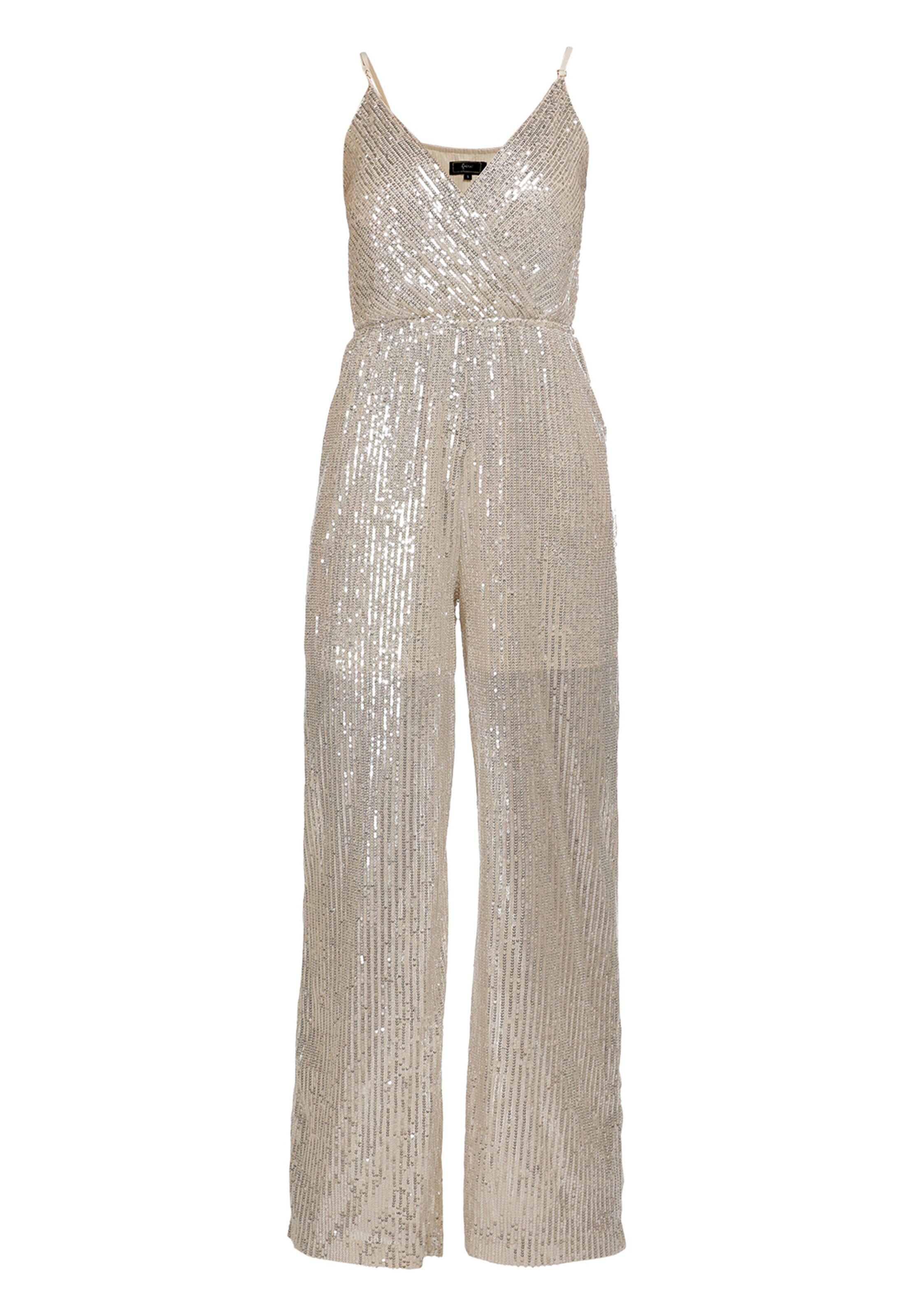 faina Jumpsuit in Beige: Vorderseite