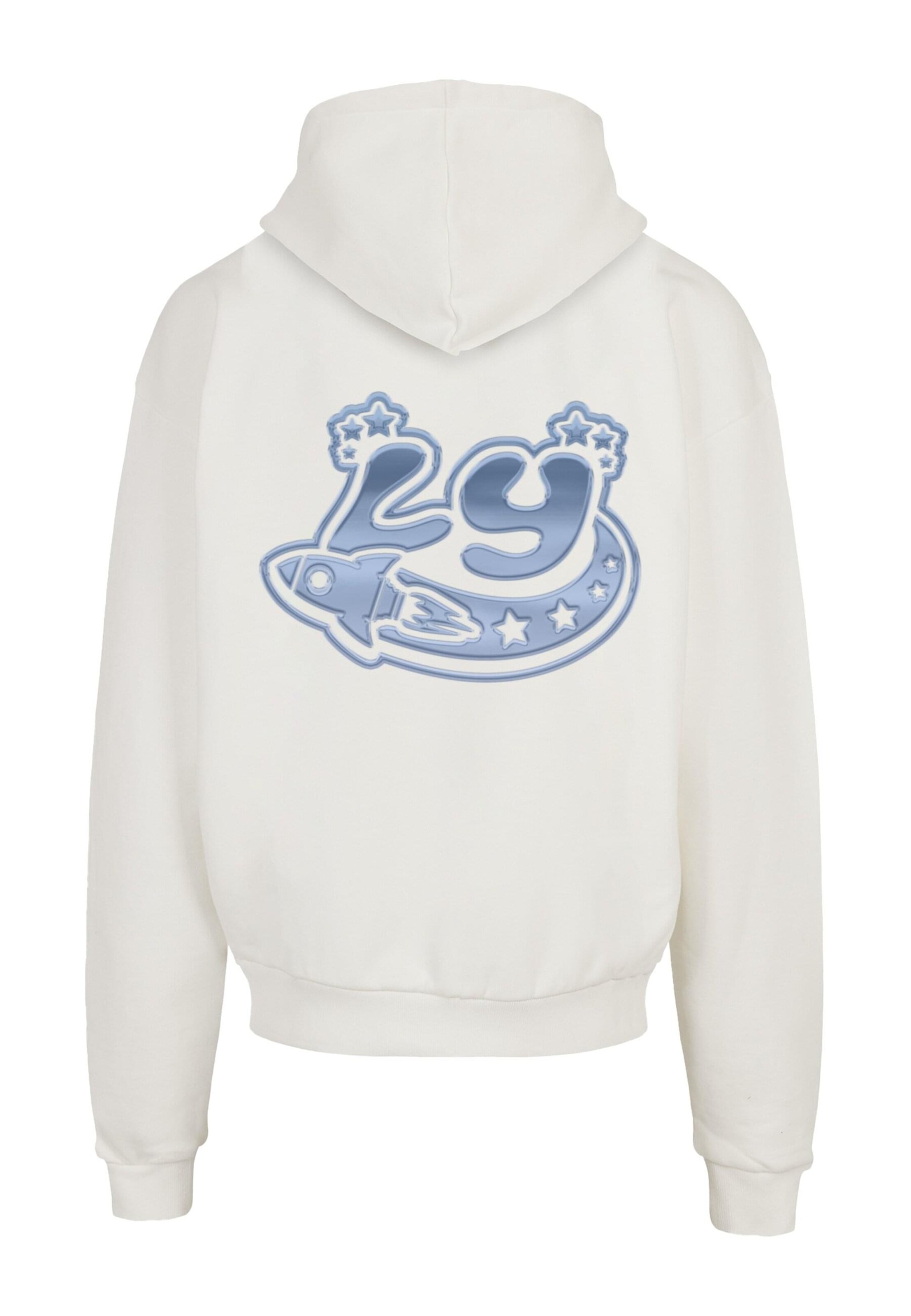 Lost Youth Sweatshirt 'Rocket Dreams' in Wit