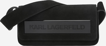 Sac bandoulière Karl Lagerfeld en noir : devant