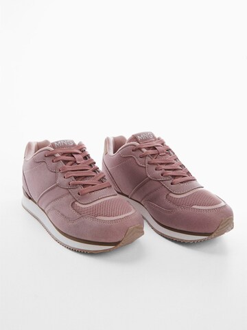 MANGO KIDS Sneakers 'Anita' in Roze: voorkant