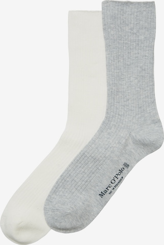 Chaussettes Marc O'Polo en gris : devant