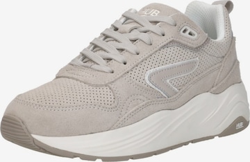 Baskets basses 'Glide' HUB en beige : devant