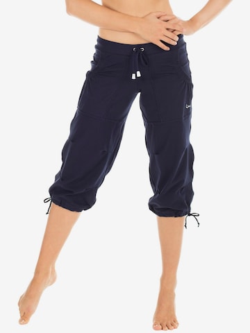 Winshape Tapered Sportbroek 'WBE6' in Blauw: voorkant