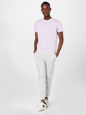 Coupe slim T-Shirt JACK & JONES en violet