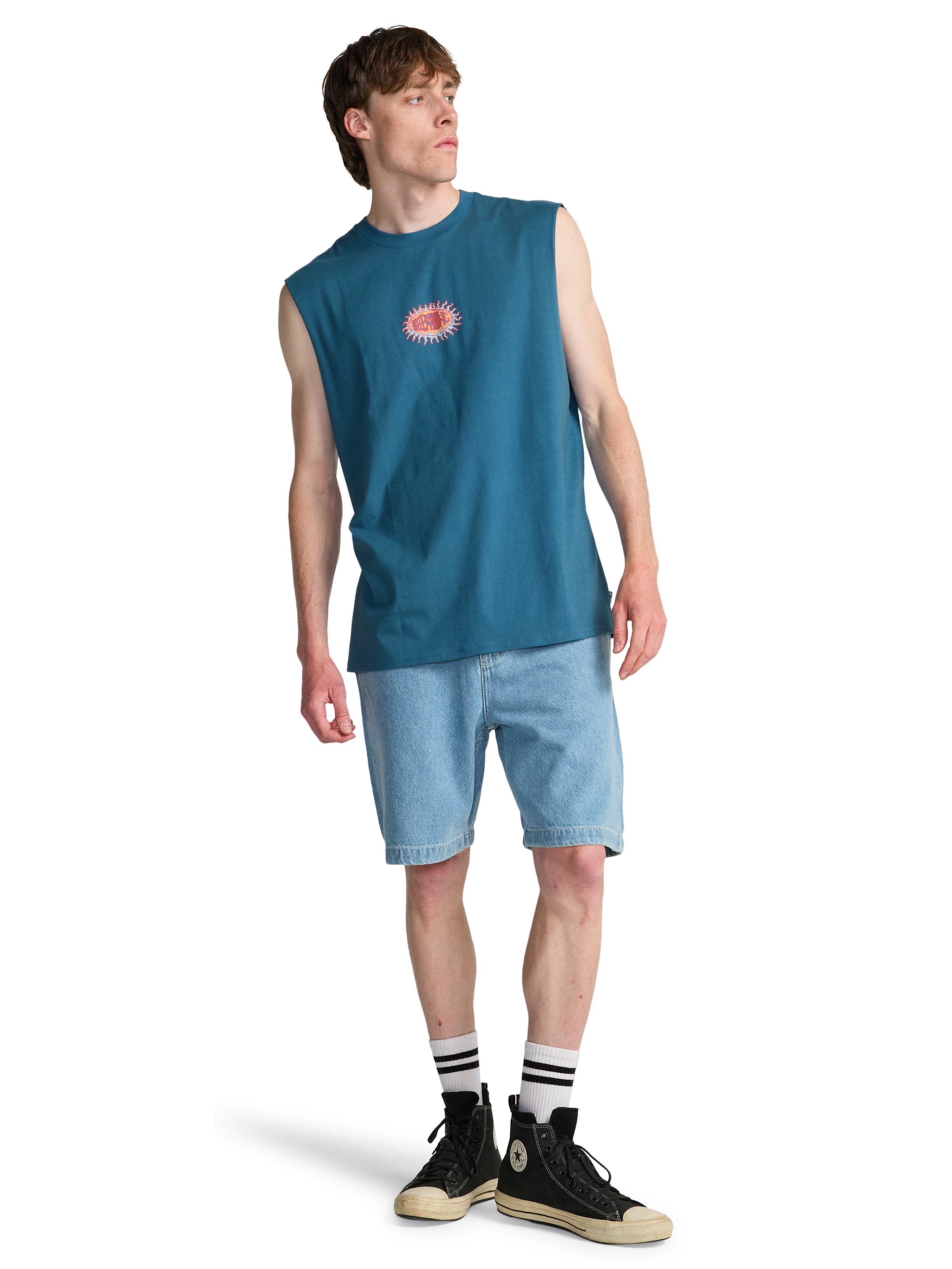 Tricou 'BURN OUT' de la BILLABONG pe albastru