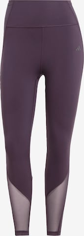 ADIDAS PERFORMANCE Skinny Sporthose in Lila: predná strana