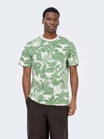 smėlio Only & Sons Marškinėliai 'ONSPERRY': priekis