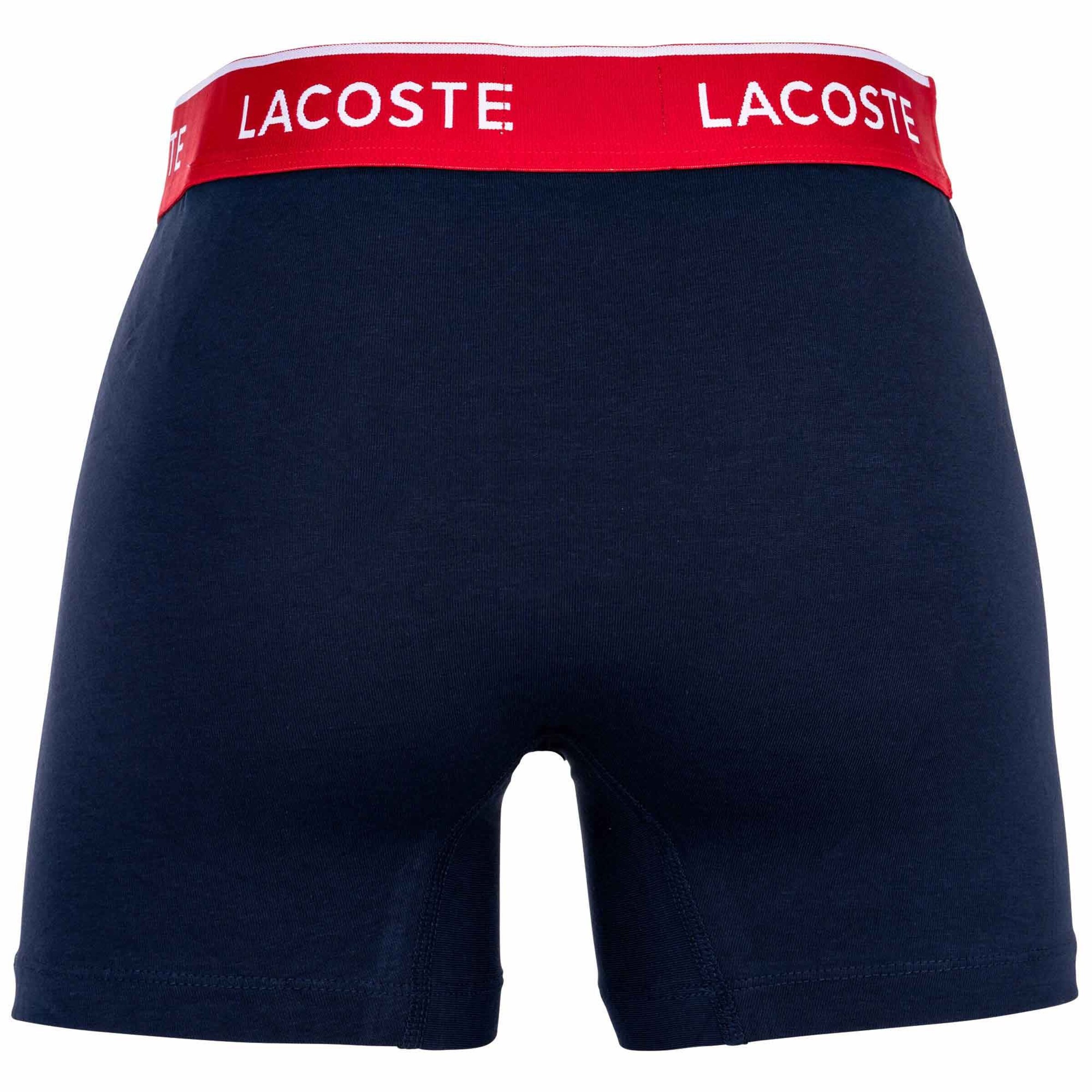 LACOSTE - Calzoncillo boxer en negro