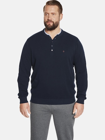 Charles Colby Pullover ' Earl Neamus ' in Blau: predná strana