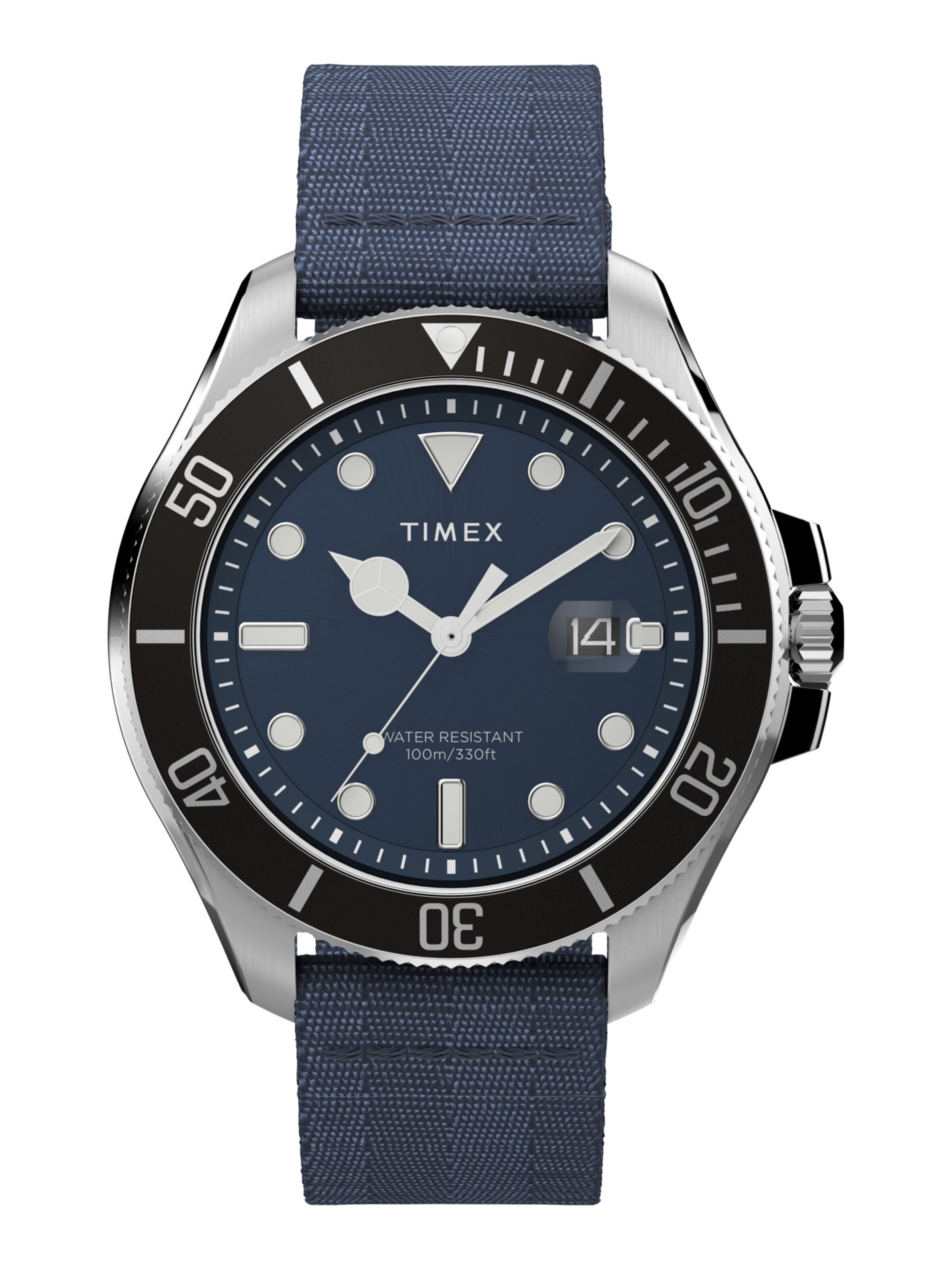 Montre à affichage analogique 'Harborside Coast' TIMEX en bleu : devant