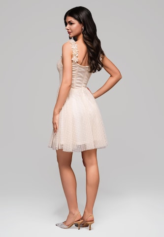 Ombre Cocktail dress 'Aveline' in Beige