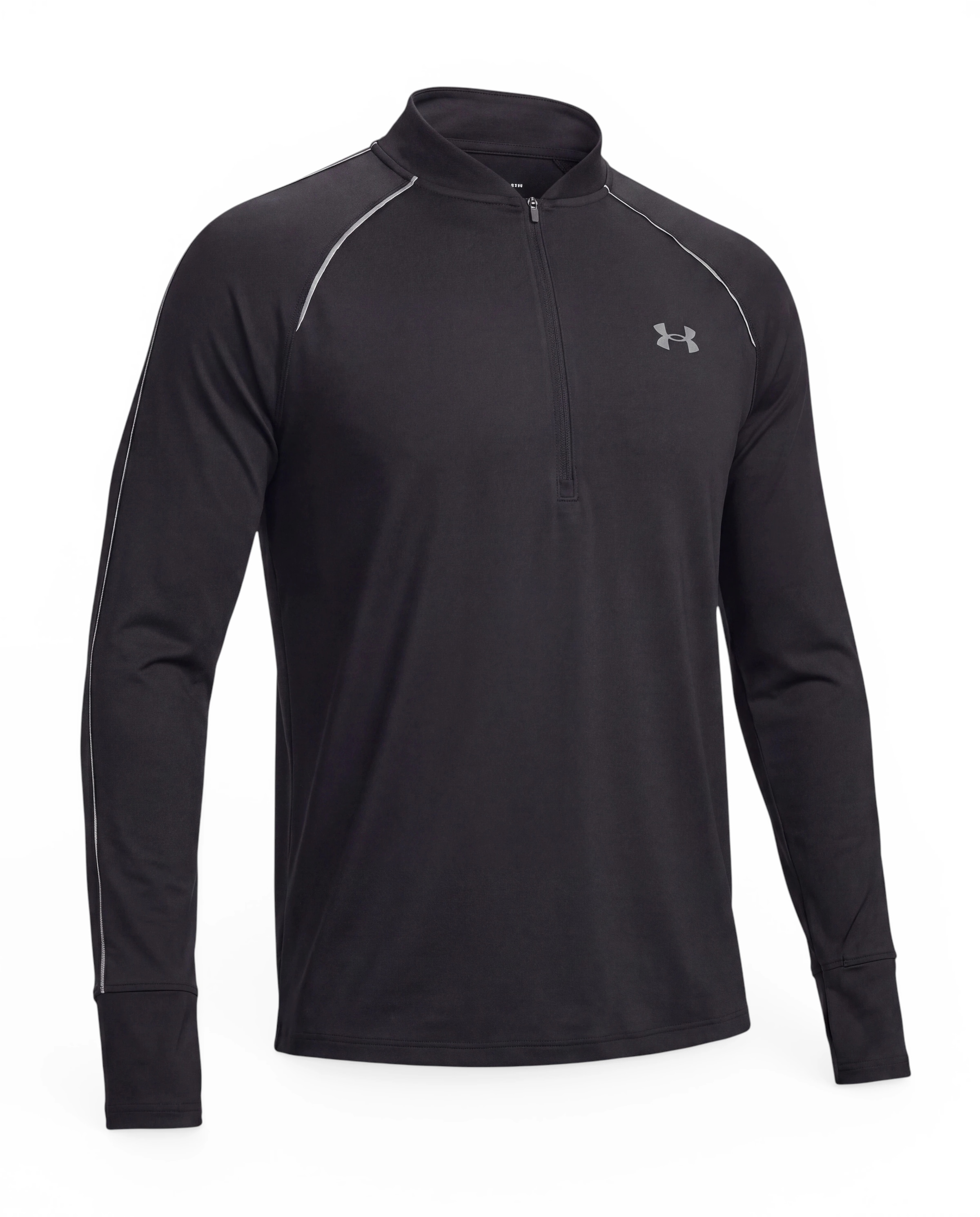 UNDER ARMOUR Λειτουργικό μπλουζάκι 'Velociti' σε XS σε γκρι / μαύρο, Άποψη προϊόντος