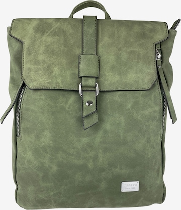 Kumixi Rucksack '2in1' in Grün: Vorderseite