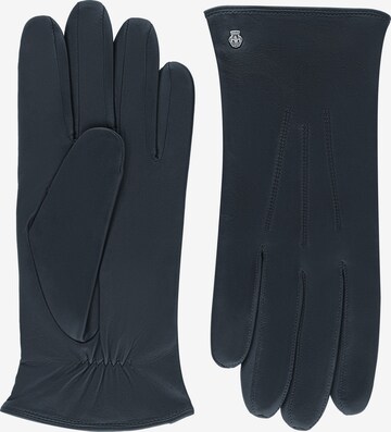 Roeckl Full Finger Gloves 'Riga' in Blue: front