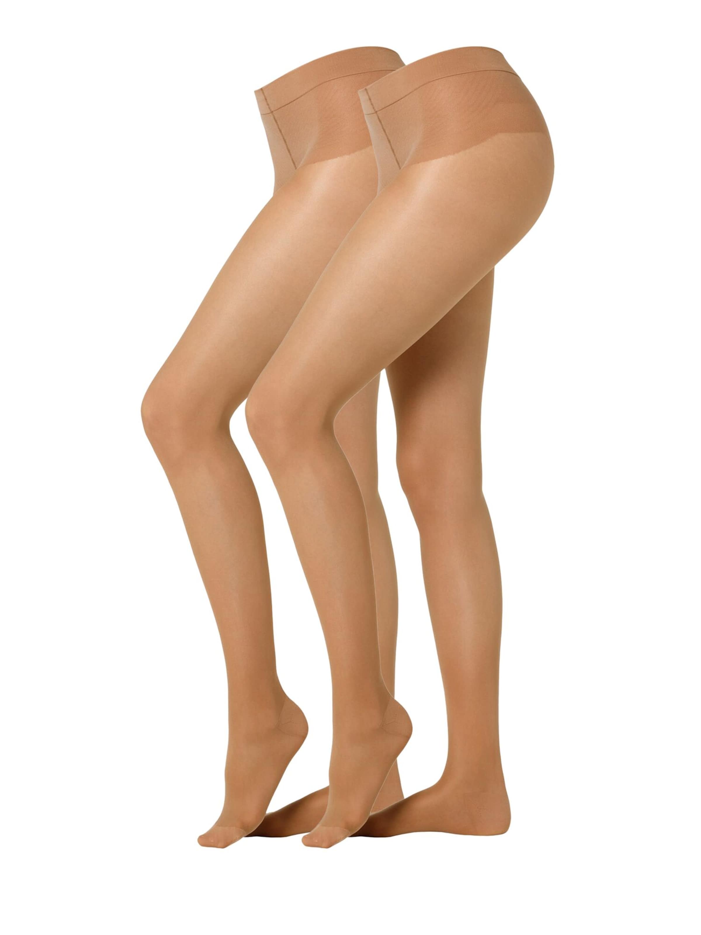 camano Fijne panty in Beige: voorkant