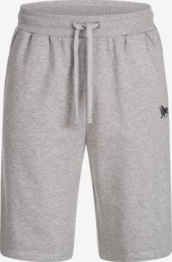 LONSDALE Sportske hlače 'Balnabruich' u siva melange / crna, Pregled proizvoda