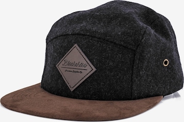 Blackskies Cap 'Fenrir' in Schwarz: Vorderseite