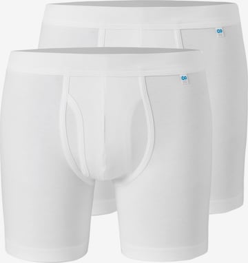 SCHIESSER Boxer shorts 'Long Life Cotton' in White: front
